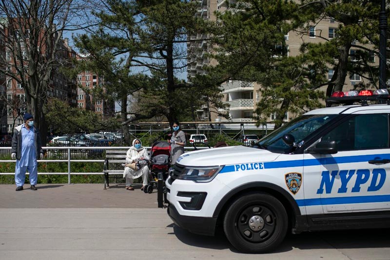 Policía de NY vigila las calles