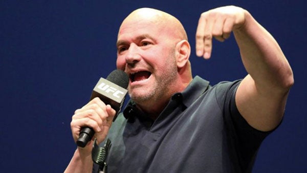 Dana White en conferencia de prensa 