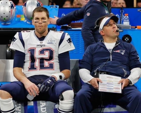 Brady y McDaniels, molestos en un juego