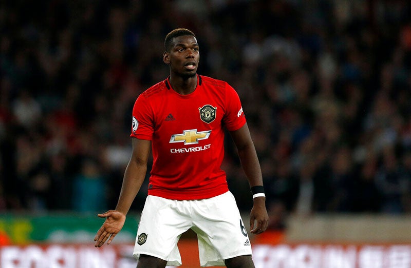 Paul Pogba, en un partido con el Manchester United