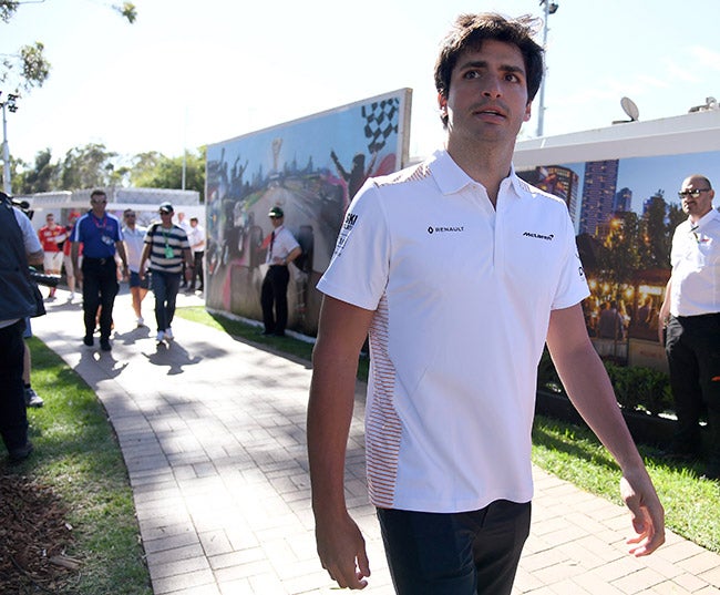 Sainz Jr. previo a un GP de Australia