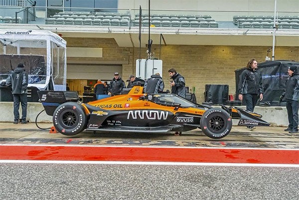McLaren en una competencia de IndyCar