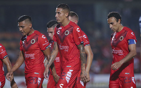 Jugadores de Veracruz tras un partido