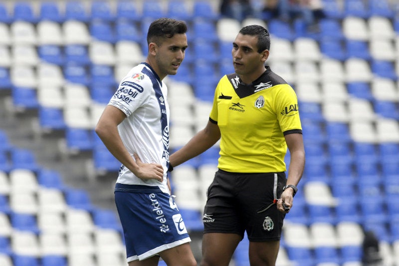 Haquin en partido con Puebla