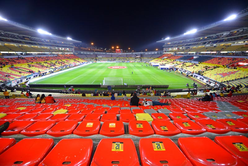 El Estadio Morelos antes de un partido