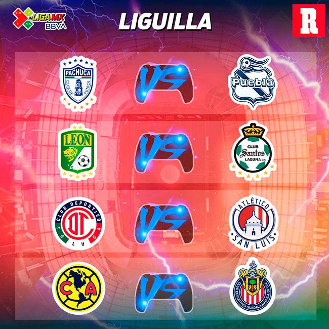Así se jugará la Liguilla de la eLiga MX