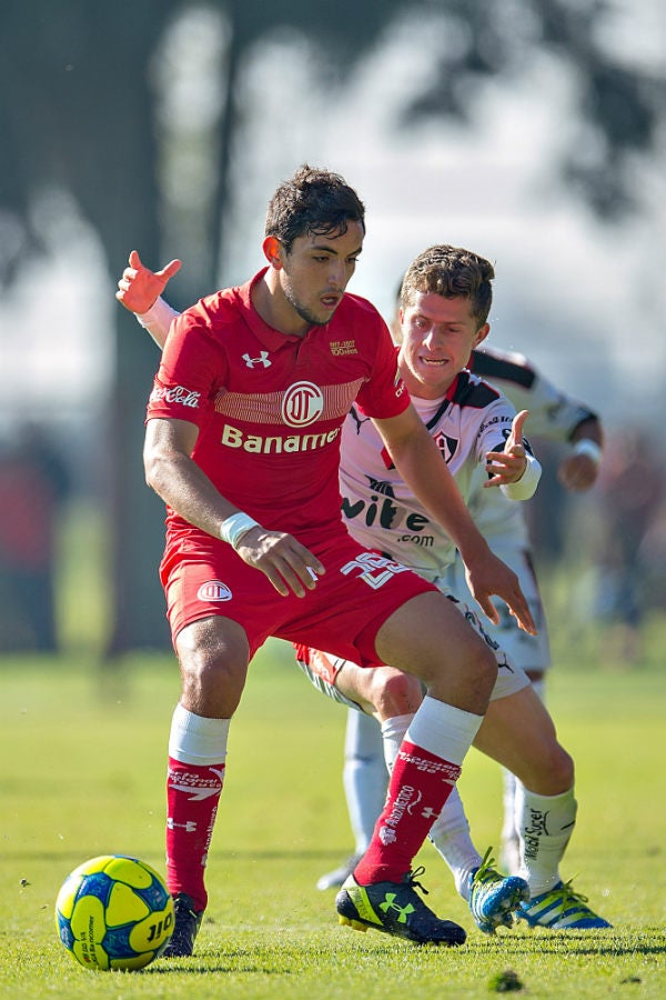 Diego González en las Fuerzas Básicas de Toluca