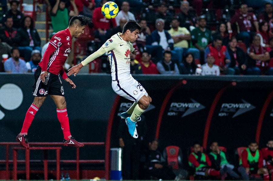 Ricardo Marín durante un partido con América