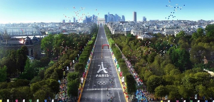 Paris cuando gano la candidatura de Juegos Olímpicos en 2024