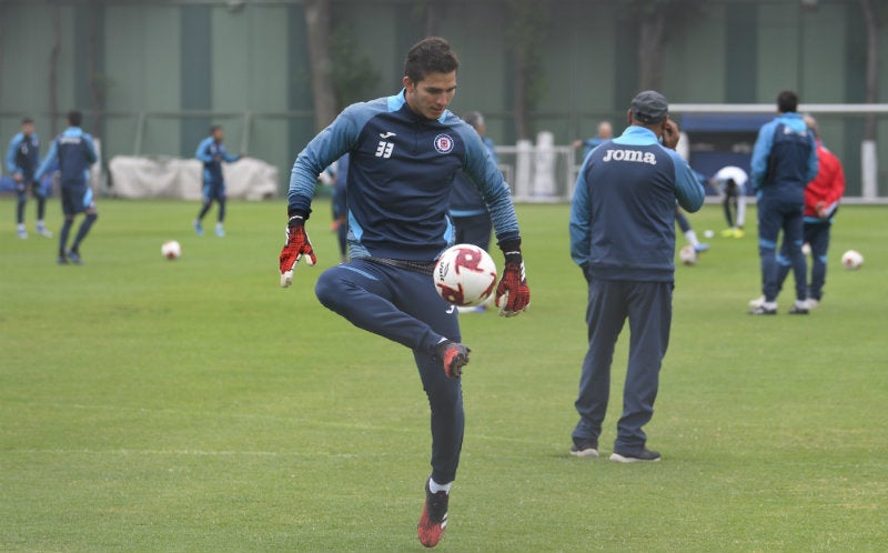 Sebastián Jurado en entrenamiento