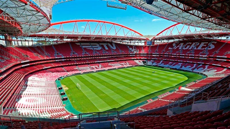 El estadio del Benfica