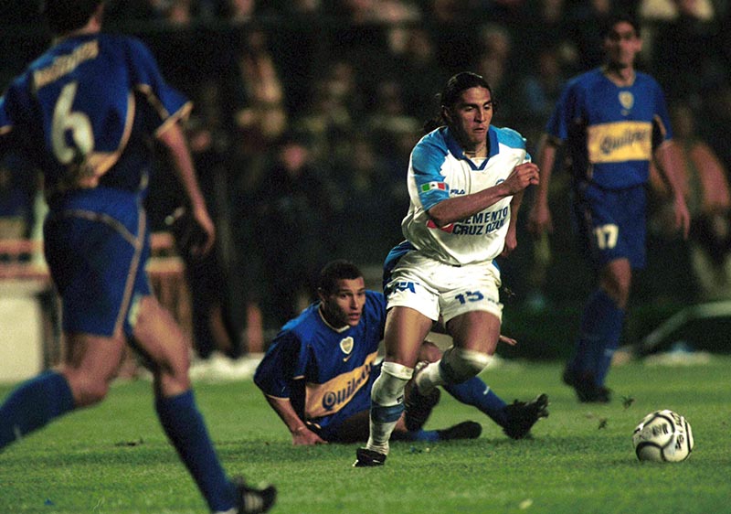 Palencia, en la Final contra Boca Jrs en 2001 