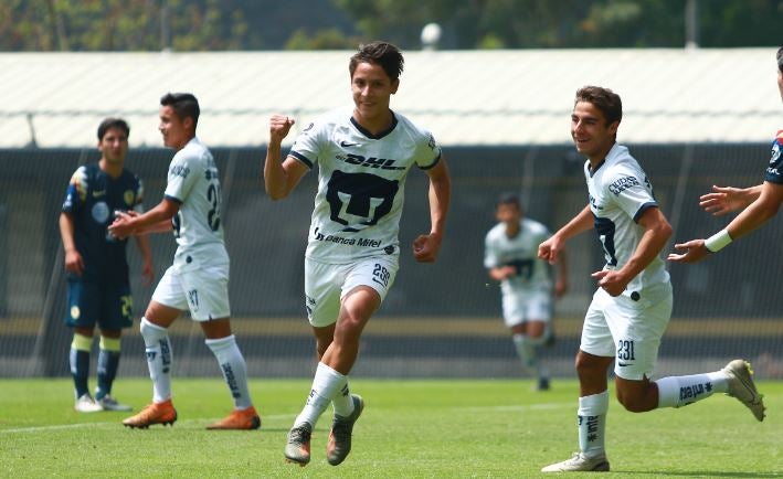 Fernando Sámano marcó un gol con Pumas Sub17