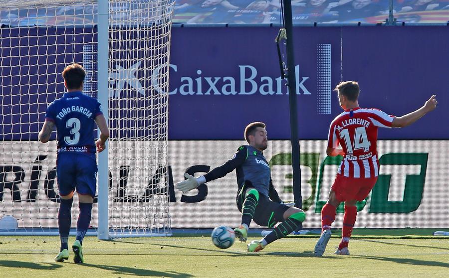 Marcos Llorente, en la jugada del gol