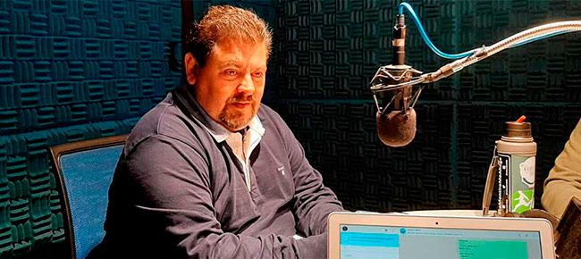 Flavio Perchman, durante una entrevista