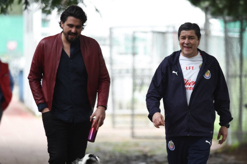 Amaury Vergara con Tena en un entrenamiento