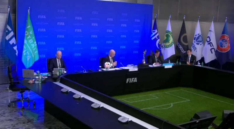 El Consejo de la FIFA reunido