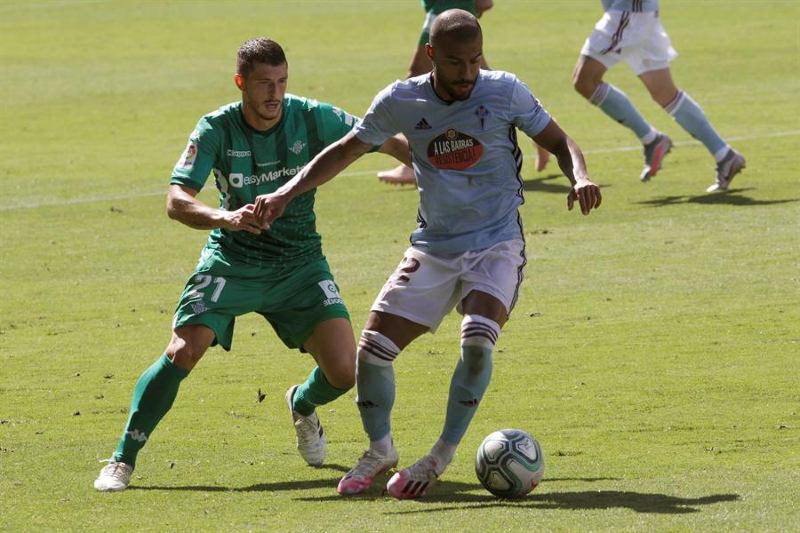 Guido Rodríguez jugo los 90 minutos con el Betis 