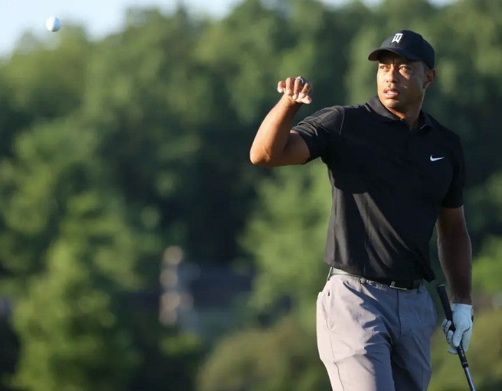 Tiger en un torneo de la PGA