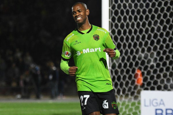 Diego Rolán durante un partido con Bravos