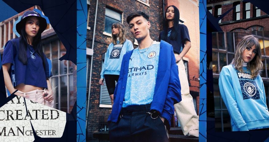 Colección de vestimenta del Manchester City