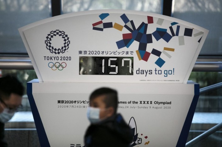 El reloj que marca los días que faltan para Tokio 2021