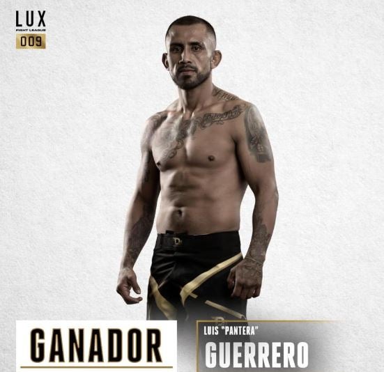 Luis 'Pantera' Guerrero, ganador de la pelea