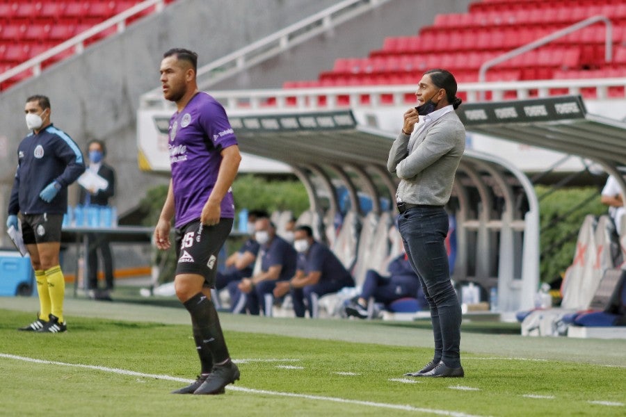 Francisco Palencia durante un partido con Mazatlán