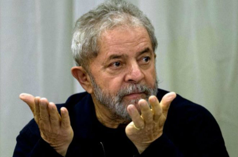 Luiz Inácio Lula da Silva en conferencia