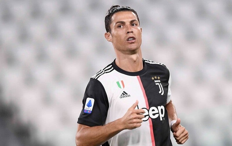 Ronaldo en un partido con la Juventus 