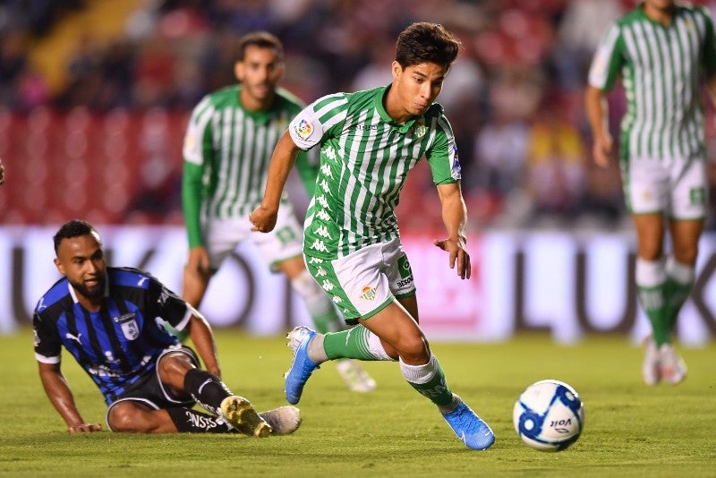 Lainez en partido de LaLiga