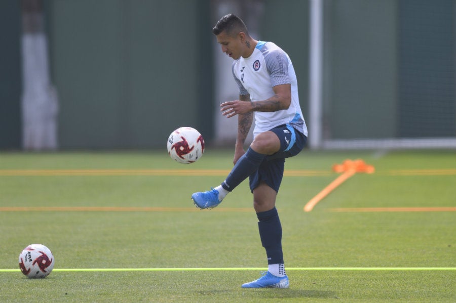 El Cata durante un entrenamiento en La Noria