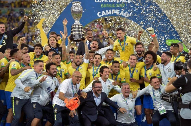 Brasil, el más reciente campeón de Copa América