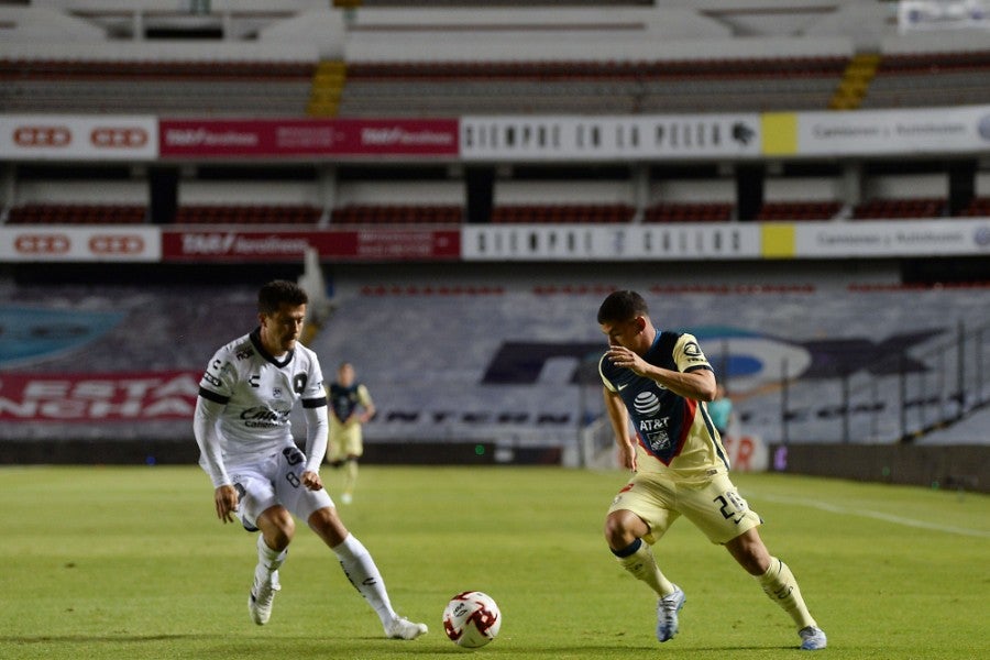 Richard Sánchez durante un partido con América