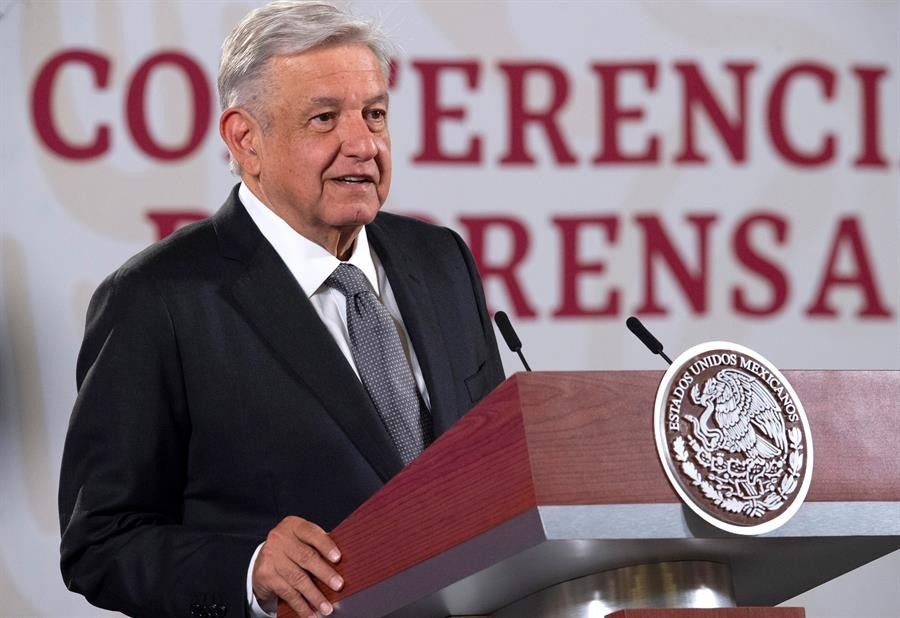 López Obrador en conferencia de prensa matutina