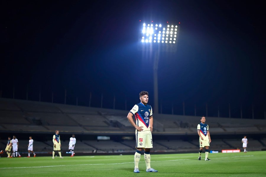 Richard Sánchez durante un partido con América