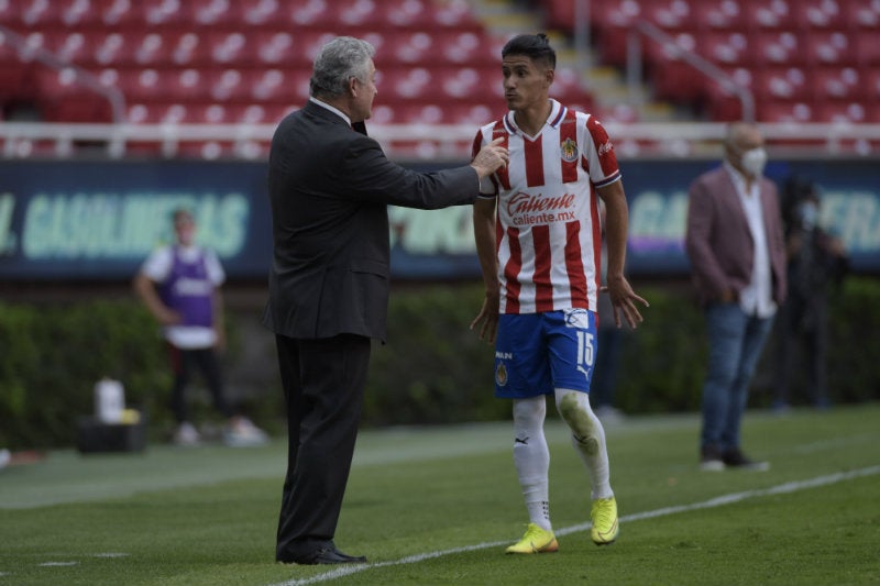 Vucetich en partido con Chivas