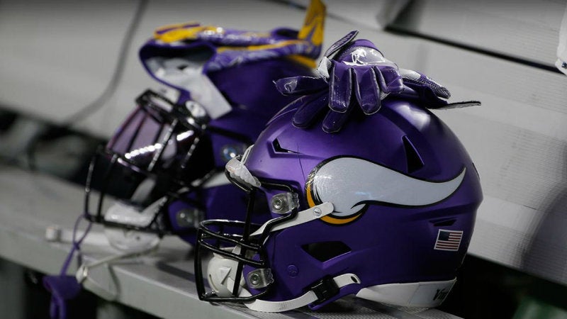 Cascos de los Minnesota Vikings