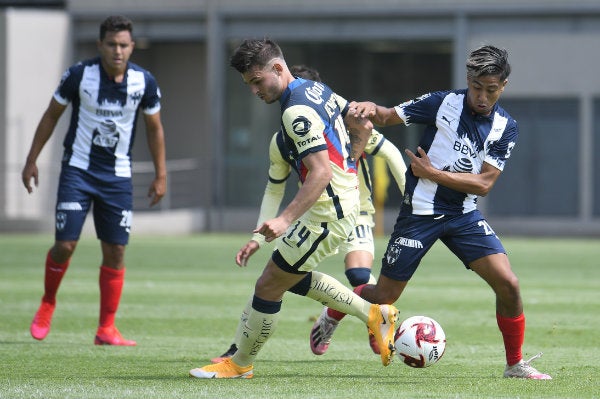 Nicolás Benedetti en acción con América Sub 20