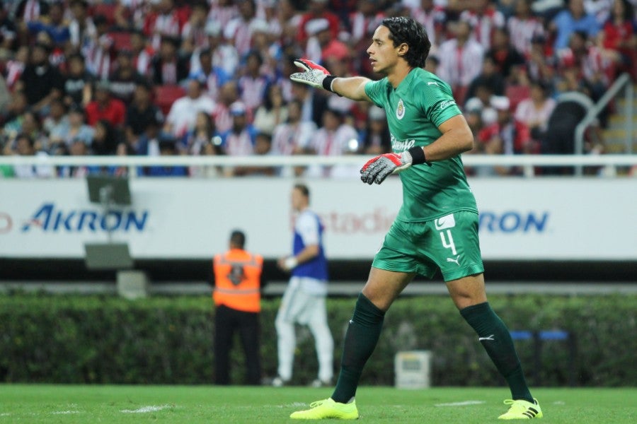 Toño Rodríguez durante un partido con Chivas