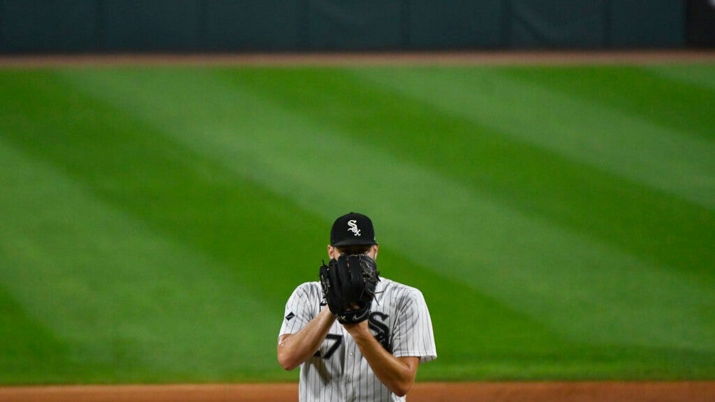 Giolito en el juego ante los Pirates 