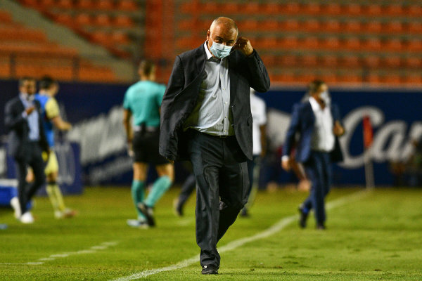 El entrenador del Atlético de San Luis al final del partido