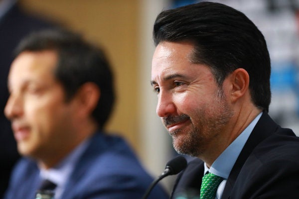 El presidente de la Federación Mexicana de Futbol, Yon de Luisa