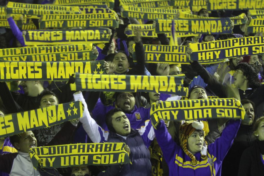 Libres y Lokos durante un partido de Tigres