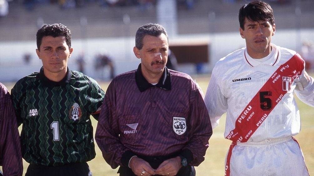 Adolfo Ríos durante su paso con la Selección Nacional 