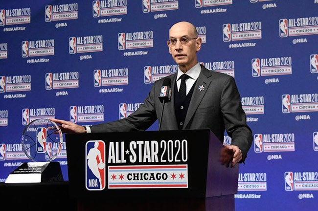 Adam Silver, en conferencia de prensa