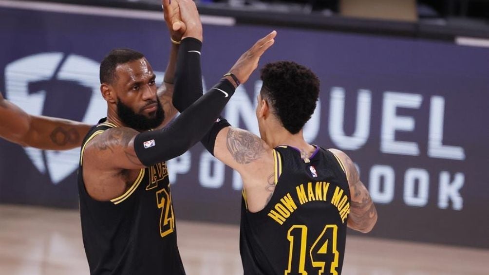 LeBron James en juego de los Lakers