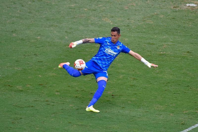 Gudiño en un partido de la LigaMX