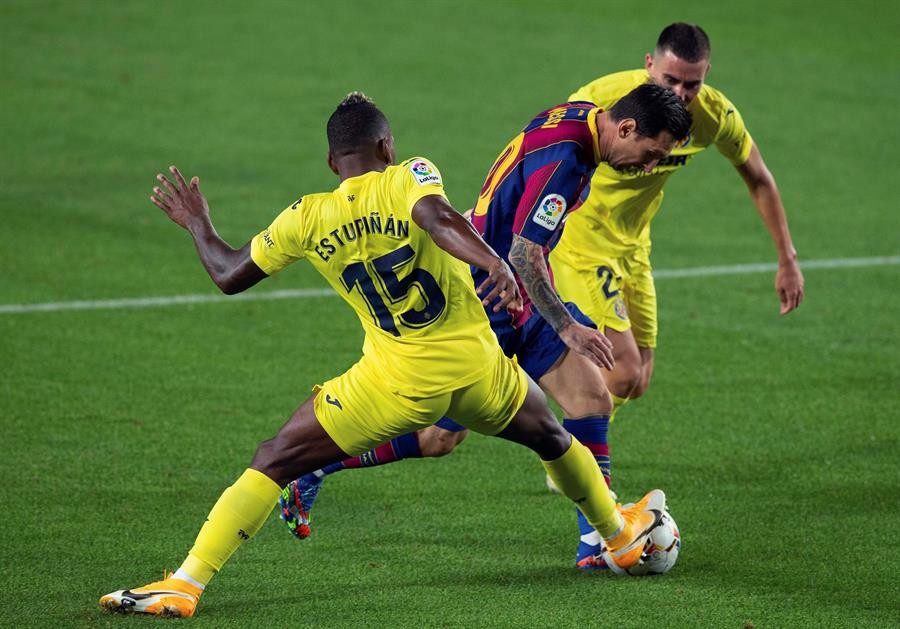 Messi en contra del Villarreal