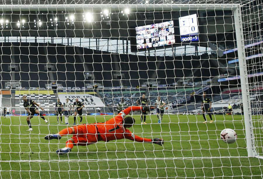 El penalti de Newcastle para igualar el partido